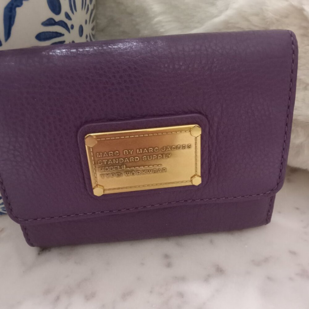 MARC BY MARC JACOBS-PLUM WALLET